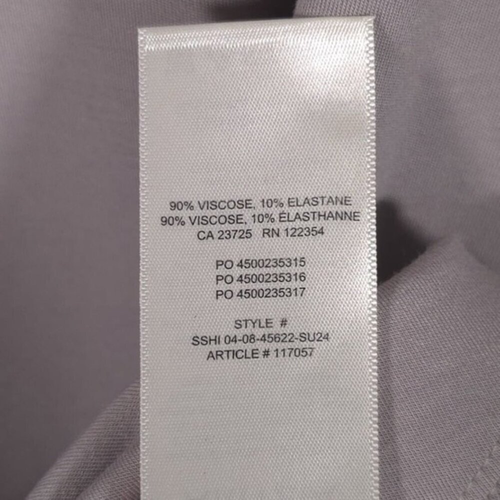 Aritzia Wilfred Goodlux Bloomsbury Mini Dress MEDIUM Ruffled Gray Sleeveless - Picture 12 of 12
